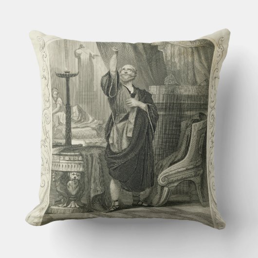 de heer George Bennett als Apemantus, Act I Scene  Kussen (Voorkant)