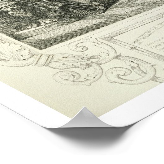 de heer George Bennett als Apemantus, Act I Scene  Poster (Hoek)