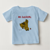 de heer Geweldige Baby Shirt (Voorkant)
