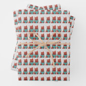 De heer Ginge wrapping papier Inpakpapier Vel (In situ)