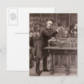 de heer Gladstone Briefkaart (Voorkant / Achterkant)