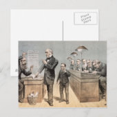 De heer Gladstone en zijn Clerks Briefkaart (Voorkant / Achterkant)