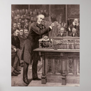 de heer Gladstone Poster