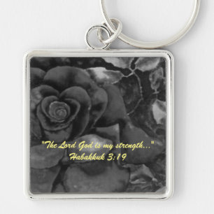 De Heer God is mijn kracht... Sleutel Effecten Sleutelhanger
