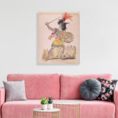 De heer Gomersall in de rol van Earl Douglas Canvas Afdruk (Insitu (Woonkamer))
