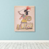 De heer Gomersall in de rol van Earl Douglas Canvas Afdruk (Insitu (Houten vloer))