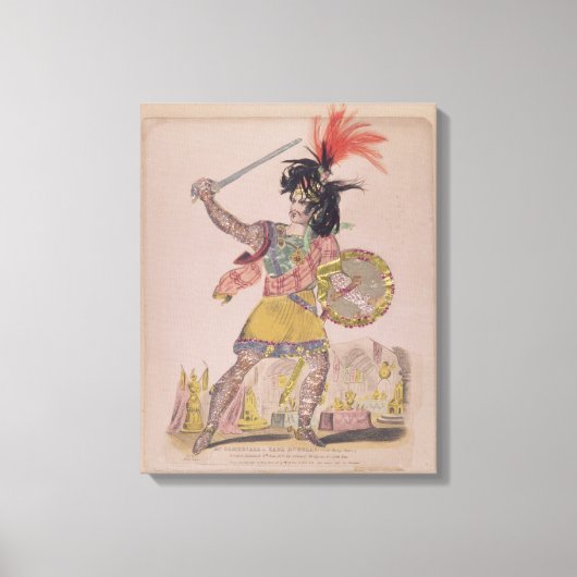 De heer Gomersall in de rol van Earl Douglas Canvas Afdruk (Voorkant)