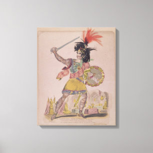 De heer Gomersall in de rol van Earl Douglas Canvas Afdruk