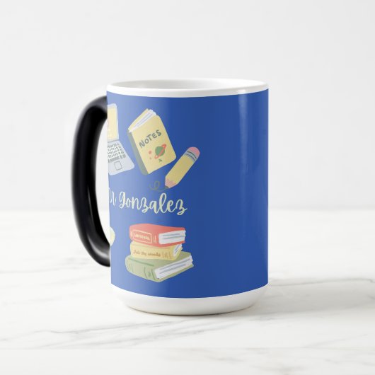 De heer Gonzalez Teacher Magische Mok (Voorkant links)