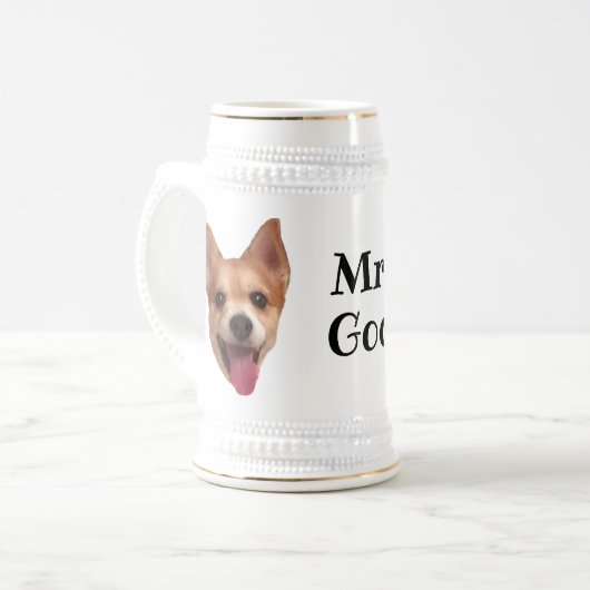 De heer Goo stein Bierpul (Voorkant links)