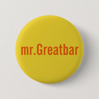 de heer Greatbar Ronde Button 5,7 Cm