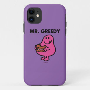 de heer Greedy Eating Cake Case-Mate iPhone Case