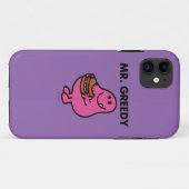 de heer Greedy Eating Cake Case-Mate iPhone Case (Achterkant (horizontaal))