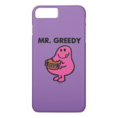 de heer Greedy Eating Cake Case-Mate iPhone Case (Achterkant)