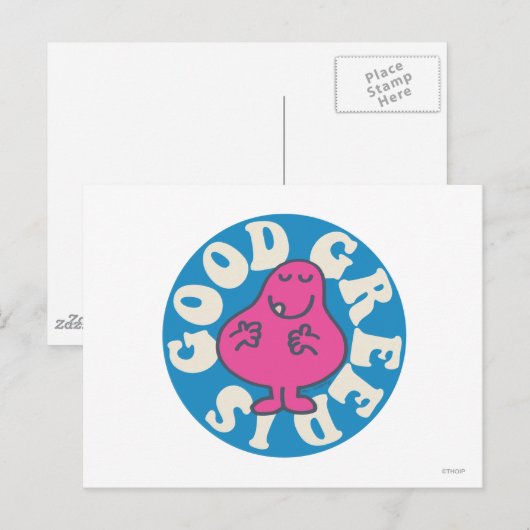 de heer Greedy | Greed is goed Briefkaart (Voorkant / Achterkant)