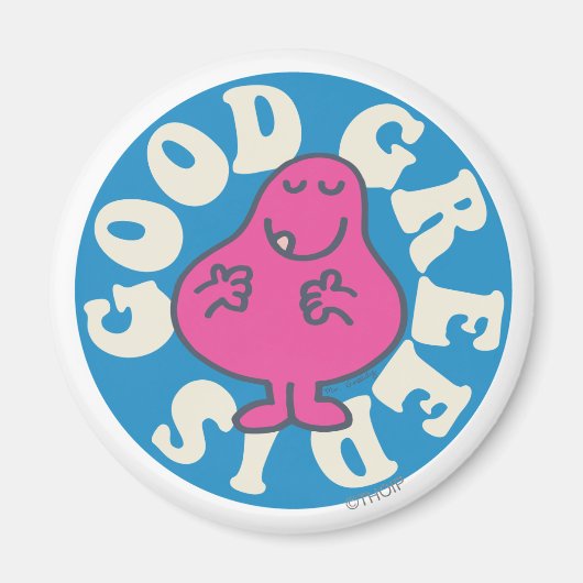 de heer Greedy | Greed is goed Magneet (Voorkant)