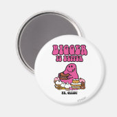 de heer Greedy | Groter is beter Magneet (Voorkant / Achterkant)