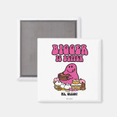 de heer Greedy | Groter is beter Magneet (Voorkant / Achterkant)