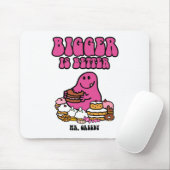 de heer Greedy | Groter is beter Muismat (Met muis)