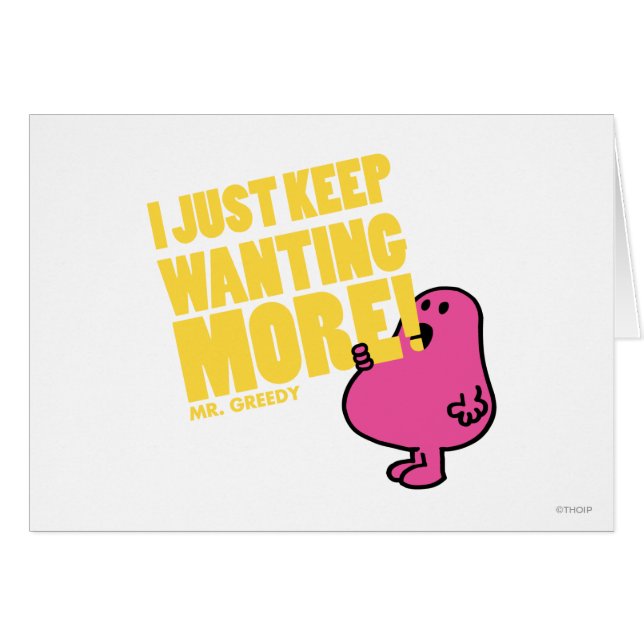 De heer Greedy wil meer (Voorkant Horizontaal)