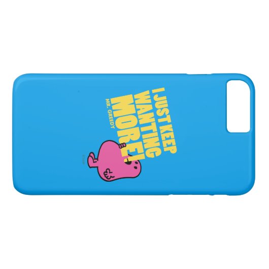 De heer Greedy wil meer Case-Mate iPhone Case (Achterkant (Horizontaal))