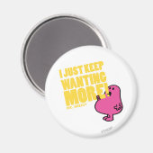 De heer Greedy wil meer Magneet (Voorkant / Achterkant)