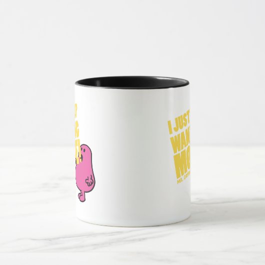 De heer Greedy wil meer Mok (Midden)