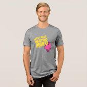 De heer Greedy wil meer Tri-Blend Shirt (Voorkant volledig)