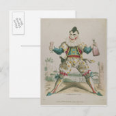 De heer Grimaldi als Clown Briefkaart (Voorkant / Achterkant)