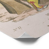 De heer Grimaldi als Clown, die de Poster (Hoek)