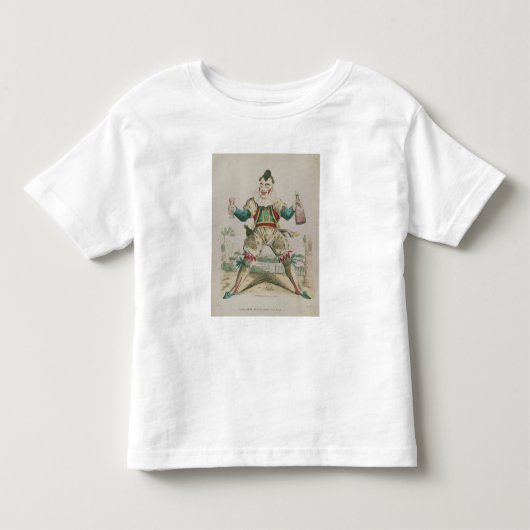 De heer Grimaldi als Clown Kinder Shirts (Voorkant)