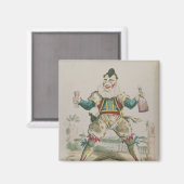 De heer Grimaldi als Clown Magneet (Voorkant / Achterkant)
