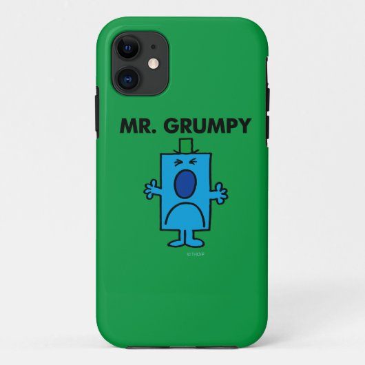 de heer Grumpy | Bevroren kant Case-Mate iPhone Case (Achterkant)