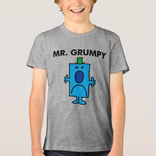 de heer Grumpy | Bevroren kant Tri-Blend Shirt (Voorkant)