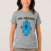 de heer Grumpy | Bevroren kant Tri-Blend Shirt (Voorkant)