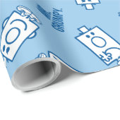 de heer Grumpy | Blue Emotion Toss Pattern Cadeaupapier (Rol Hoek)