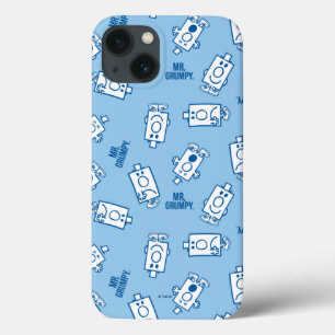de heer Grumpy   Blue Emotion Toss Pattern iPhone 13 Hoesje