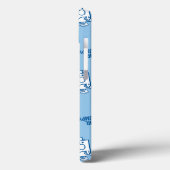 de heer Grumpy | Blue Emotion Toss Pattern Case-Mate iPhone Case (Achterkant / Links)