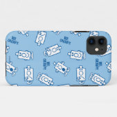 de heer Grumpy | Blue Emotion Toss Pattern Case-Mate iPhone Case (Achterkant (horizontaal))