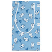 de heer Grumpy | Blue Emotion Toss Pattern Klein Cadeauzakje (Voorkant)
