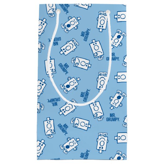 de heer Grumpy | Blue Emotion Toss Pattern Klein Cadeauzakje (Voorkant)