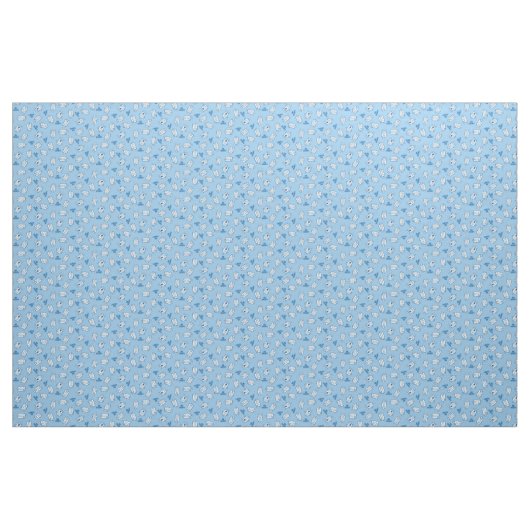 de heer Grumpy | Blue Emotion Toss Pattern Stof (Yard (91,4 cm))