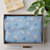 de heer Grumpy | Blue Emotion Toss Pattern Tissuepapier (Geschenk)