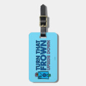 de heer Grumpy | Draai dat ondersteboven Bagagelabel (Voorkant verticaal)