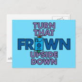 de heer Grumpy | Draai dat ondersteboven Briefkaart (Voorkant / Achterkant)