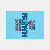 de heer Grumpy | Draai dat ondersteboven Fleece Deken (Voorkant (Horizontaal))