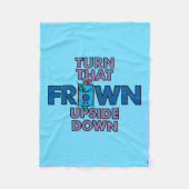 de heer Grumpy | Draai dat ondersteboven Fleece Deken (Voorkant)