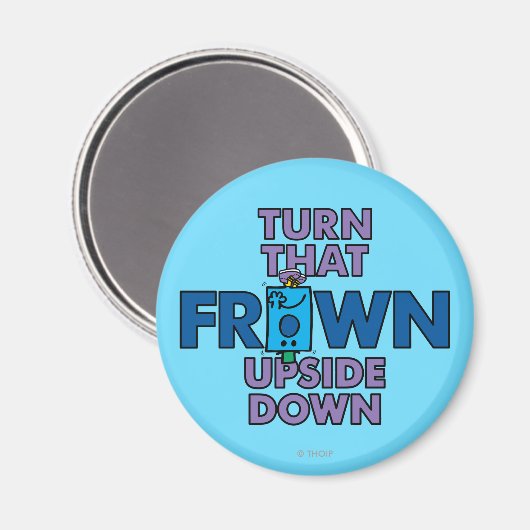 de heer Grumpy | Draai dat ondersteboven Magneet (Voorkant / Achterkant)