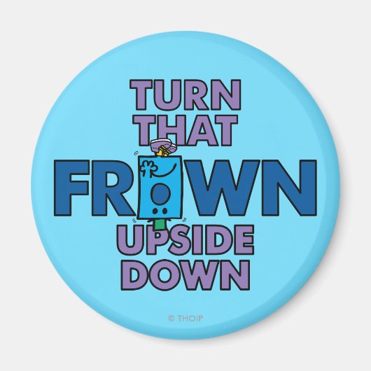 de heer Grumpy | Draai dat ondersteboven Magneet (Voorkant)