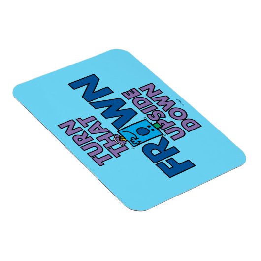 de heer Grumpy | Draai dat ondersteboven Magneet (Rechterzijde)